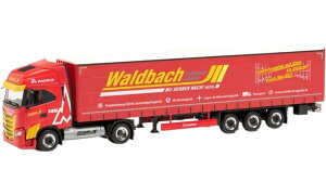 Waldbach Logistik Iveco S-Way LNG �g���N�^ / Herpa 1/87 ���݋@�B�͌^ �H���ԗ�