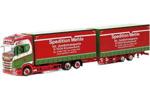 Spedition Wehle Scania CS20HD �J�[�e���T�C�h �g���b�N / Herpa 1/87 ���݋@�B�͌^ �H���ԗ�
