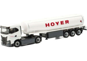 HOYER Iveco S-Way KX^J[Z~g[[ g[[ / Herpa 1/87 ݋@B͌^ Hԗ