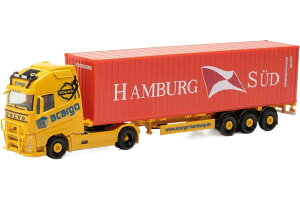 Acargo Hamburg Sud Volvo FH Globetrotter �g���b�N / Herpa 1/87 ���݋@�B�͌^ �H���ԗ�