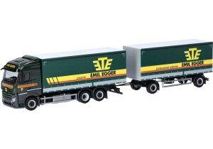 Emil Egger Mercedes Benz Streamspace トラクタ / Herpa 1/87 建設機械模型 工事車両