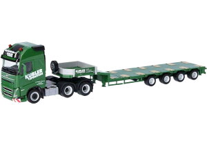 Kuebler Volvo FH GL XL 2020 Ᏸg[[ 319492 ύڎ / Herpa 1/87 ݋@B͌^ Hԗ