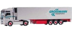 Grossmann MAN TG A XXL ユーロ冷蔵 トラック / Herpa 1/87 建設機械模型 工事車両