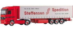 Steffensen Mercedes Benz Actros LH J[eTChZ~g[[ g[[ / Herpa 1/87 ݋@B͌^ Hԗ