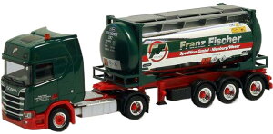 Fischer Spedition Scania CR20 HD gN^ / Herpa 1/87 ݋@B͌^ Hԗ