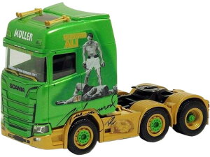 Mueller Muhammad Ali Scania CS HD gN^[ / Herpa 1/87 ݋@B͌^ Hԗ