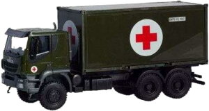 hCcAM Iveco Trakker 6x6 [It gbN / Herpa 1/87 ݋@B͌^ Hԗ