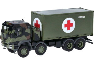 hCcAMR Rotes Kreuz Iveco Trakker gbN / Herpa 1/87 ݋@B͌^ Hԗ