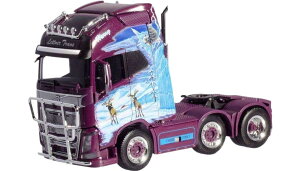 Lettner-Trans Volvo FH16 Globetrotter XL �g���N�^ / Herpa 1/87 ���݋@�B�͌^ �H���ԗ�
