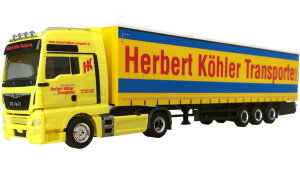 Herbert Kohler MAN TGX XXL J[eTChg[[ g[[ / Herpa 1/87 ݋@B͌^ Hԗ