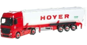 Hoyer Group Mercedes Benz ActGiga �g���b�N / Herpa 1/87 ���݋@�B�͌^ �H���ԗ�