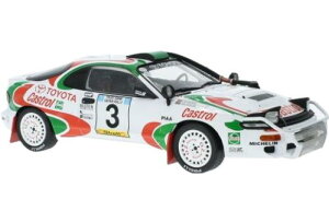 �T�t�@�������[ Toyota Celica Turbo 4WD ST185 1993 No.3 I. Duncan I. Munro / IXO 1/18 �~�j�J�[