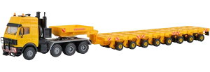 Mercedes Benz SK Scheuerle vbgtH[Ᏸ ύڎ / Kibri 1/87 ݋@B͌^ Hԗ