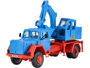 Magirus コーナーフード ショベルボディ付き ショベル / Kibri 1/87 建設機械模型 工事車両