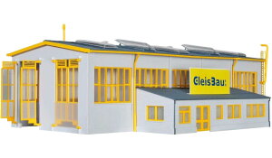 GleisBau メンテナンス格納庫 39324 / Kibri 1/87 建設機械模型 工事車両