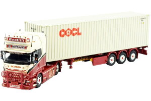 Contlift Scania R Serie Topline 4x2 40tB[gReiZ~g[[ / TEKNO 1/50 ݋@B͌^ Hԗ