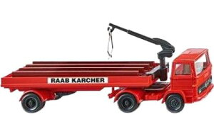 Raab Karcher Mercedes Benz ݃Z~g[[ g[[ / Wiking 1/87 ݋@B͌^ Hԗ