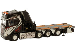 Wood Trans Scania R Highline CR20H 8x4 gbN / WSI 1/50 ݋@B͌^ Hԗ