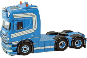 Danny van den Heuvel Scania R Highline CR20H 6x2 タグアクスル トラック / WSI 1/50 建設機械模型 工事車両