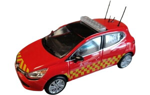 Aeroport de Paris Renault Clio IV Pompiers / ELIGOR 1/43 ���݋@�B�͌^ �H���ԗ�