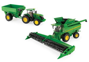 John Deere 収穫 プレイセット 農機 模型 / ERTL 1/32