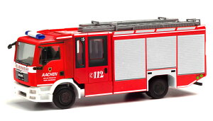 Fire Service MAN TGS Ziegler Z CAB HLF 20 Fire Engine vX`bN / Herpa 1/87 ݋@B͌^ Hԗ