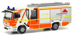 Fire Service Mercedes Benz Atego Goppingen h nCNIeBvX`bN / Herpa 1/87 ݋@B͌^ Hԗ