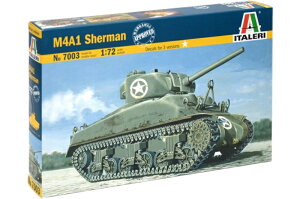 M4A1 Sherman / ITALERI 1/72 �v���X�`�b�N���f���͌^