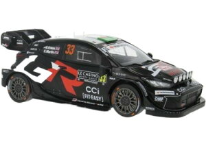 �����[�����e�J���� Toyota GR Yaris Rally1 No33 E Evans S Martin / IXO 1/18 �~�j�J�[
