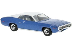 Plymouth Satellite Sebring Plus 1971 blue / IXO 1/43 �~�j�J�[