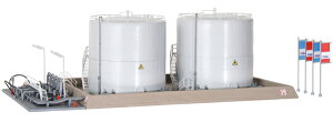 MIRO Fuel Refinery Storage Tanks vX`bNfLbg / Kibri 1/87 ݋@B͌^ Hԗ