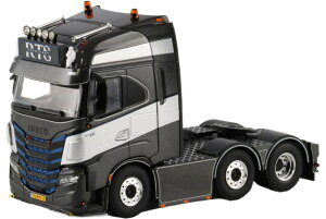 RTS Transport Iveco SWay AS High TwinSteer �g���N�^ / WSI 1/50 ���݋@�B�͌^ �H���ԗ�