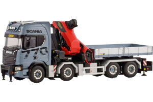 Premium Line Scania R Highline CR20H 8x2 Palfinger PK1350 TEC JIB Body / WSI 1/50 ݋@B͌^ Hԗ