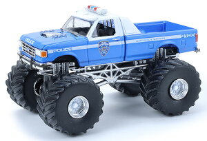 Ford�t�H�[�h F-350 �����X�^�[�g���b�N NYPD 1990 �p�g�J�[ ������ ������ �͌^ / Greenlight 1/64 �~�j�J�[ �͌^