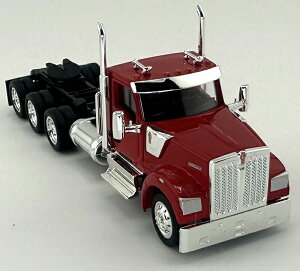 Kenworth�P�����[�X W990 3�� �f�C�L���u ���b�h �g���b�N ������ �͌^ ���f�� / HO LOGISTICS 1/87 �~�j�J�[ �͌^