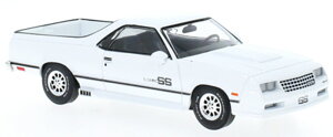 Chevrolet�V�{���[ El Camino�G���J�~�[�m SS 1987 �z���C�g �g���b�N �͌^ / IXO 1/43 �~�j�J�[ �͌^