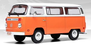 Volkswagen�t�H���N�X���[�Q�� Type 2 Bus 1974 �I�����W ���� �͌^ ���f�� / IXO 1/24 �~�j�J�[ �͌^