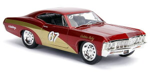 Chevrolet�V�{���[ Impala�C���p�� Golden Ruby 1967 �A���� �͌^ ���f�� / JADA 1/24 �~�j�J�[ �͌^