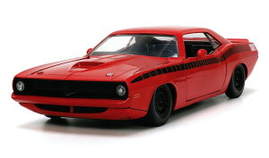 Plymouth�v�����X Barracuda�o���N�[�_ 1973 ���b�h �}�b�X���J�[ �͌^ ���f�� / JADA 1/24 �~�j�J�[ �͌^
