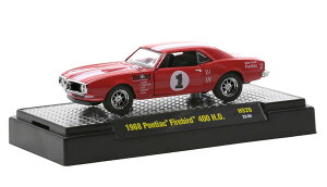 Pontiac�|���e�B�A�b�N �t�@�C���[�o�[�h 400 H.O. 1968 ���b�h �͌^ / M2MACHINES 1/64 �~�j�J�[ �͌^