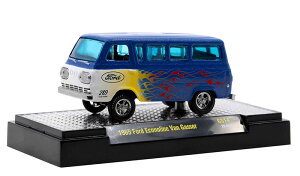 Ford�t�H�[�h �G�R�m���C�� Van Gasser 1965 ������ �͌^ �_�C�L���X�g ���f�� / M2MACHINES 1/64 �~�j�J�[ �͌^