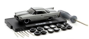 Chrysler�N���C�X���[ 300C 1957 �O���[/�u���b�N ���� �͌^ ���f�� / M2MACHINES 1/64 �~�j�J�[ �͌^