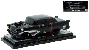 Chevrolet�V�{���[ 150 �Z�_�� 1957 �u���b�N ���� �͌^ �_�C�L���X�g ���f�� / M2MACHINES 1/24 �~�j�J�[ �͌^