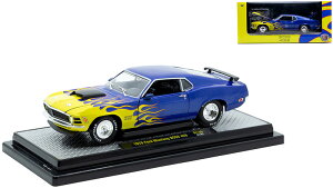 Ford Mustang�t�H�[�h �}�X�^���O BOSS 429 1970 �u���[ �X�|�[�c�J�[ �͌^ / M2MACHINES 1/24 �~�j�J�[ �͌^