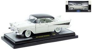 Chevrolet�V�{���[ 210 �n�[�h�g�b�v 1957 ���� �͌^ �_�C�L���X�g ���f�� / M2MACHINES 1/24 �~�j�J�[ �͌^