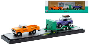 Ford�t�H�[�h F-100 & Bronco�u�����R 1969 �R�J�E�R�[�� 2��Z�b�g �͌^ / M2MACHINES 1/64 �~�j�J�[ �͌^
