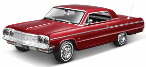 Chevrolet�V�{���[ Impala�C���p�� SS 1964 ���b�h �͌^ ���f�� / MAISTO 1/24 �~�j�J�[ �͌^