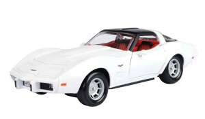 Chevrolet�V�{���[ Corvette�R���x�b�g C3 1979 �z���C�g/���b�h �X�|�[�c�J�[ �͌^ / Motor Max 1/24 �~�j�J�[ �͌^
