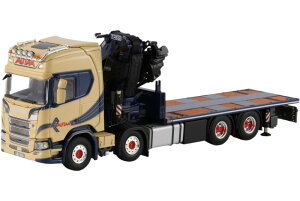 Autaa Scania R Highline CR20H �N���[���t�����[�^�[�g�����[ + Fassi 1100 + JIB / WSI 1/50 ���݋@�B�͌^ �H���ԗ�