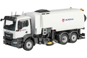 Eurovia MAN TGS NN Bucher�u�b�n�[ MaxPowa V120 Sweeper���|�� �g���b�N �͌^ /Conrad 1/50